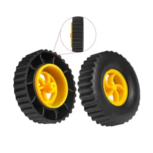 چرخ رباتیک طرح اسپرت سایز 3.5 سانتی متر 2