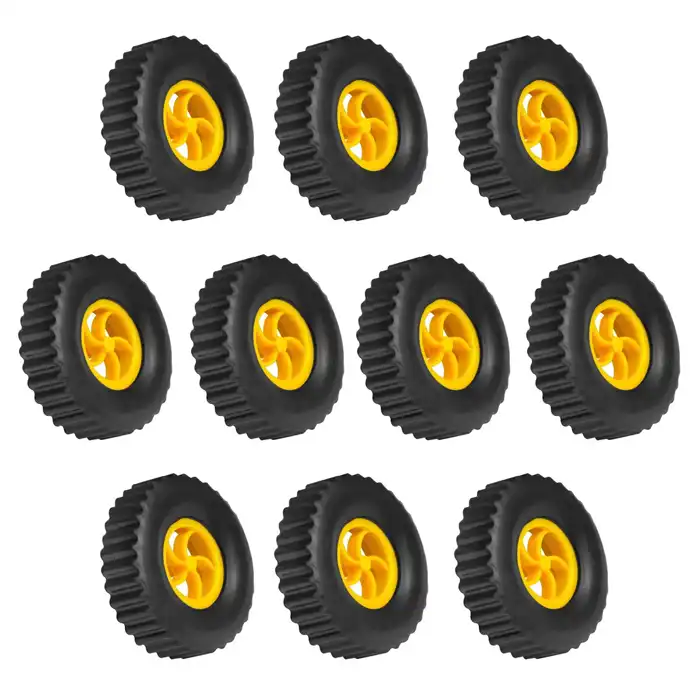 چرخ ربات طرح کویر سایز 3.5 سانتی متر 4